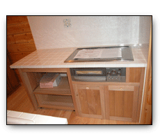 ログハウス オリジナルキッチン